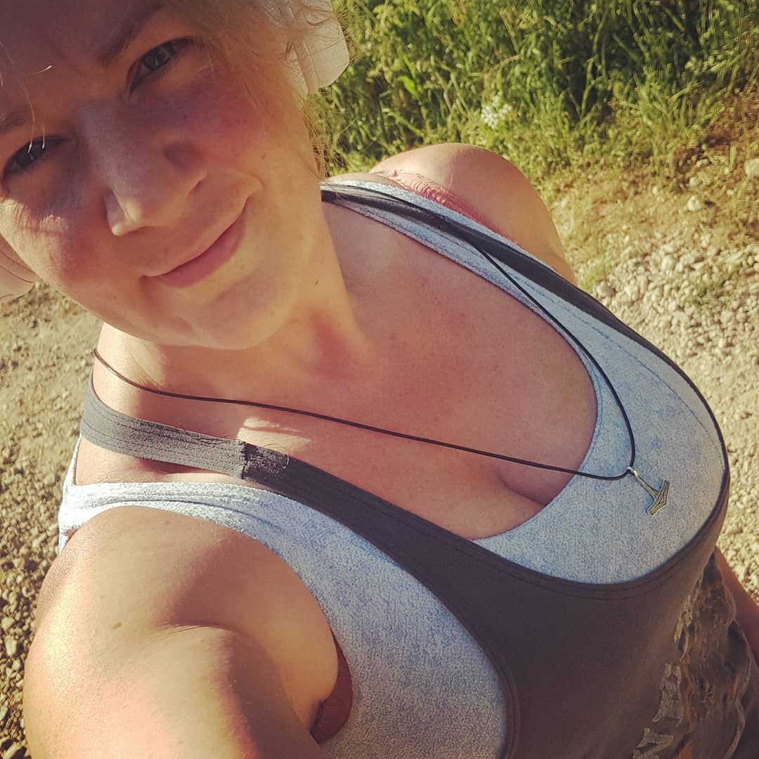 Katie runs 75km